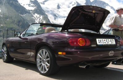 MX-5 na hoře Grossglockner (2003)